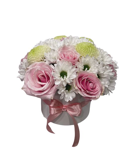 Blush Elegance Flower Box